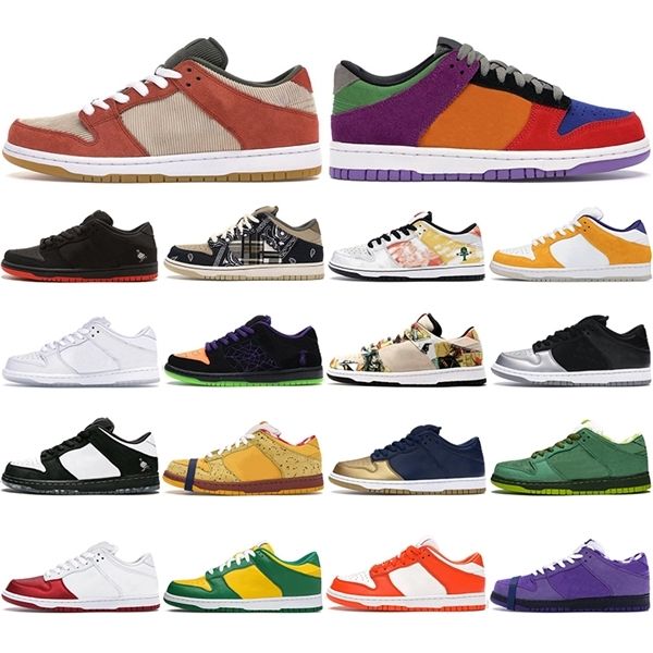 

ew arrival sb mens running shoes dunk chunky dunky travis scotts plum viotech raygun tie dye black white brazil fashion low