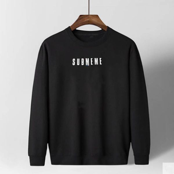 

men's sweater fashion autumn and winter trend printed pullover sweatershirt mens clothing, Black