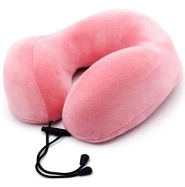 

qczx путешествия подушка памяти хлопок u образная подушка cuscino per ufficio volo viaggiare cotone cuscini cuscino poggiatesta d40 bbynvl