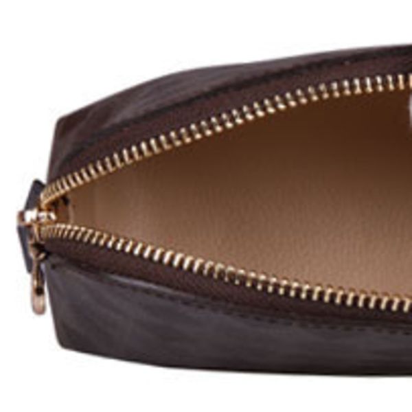 

quality case bag zippy canvas oxidizing leather famous shipping cosmetic m47515 brand designer pouch toiletry makeup ccbia, Red;black