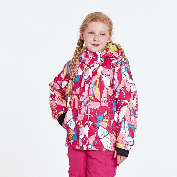 

skiing jackets 2021 children's ski jacket winter girl windproof waterproof warm suit boy snowsuit single board double