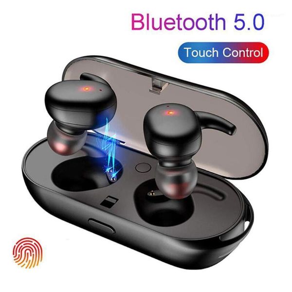 

bluetooth 5.0 touch control tws wireless earphones sports earbuds stereo headset1