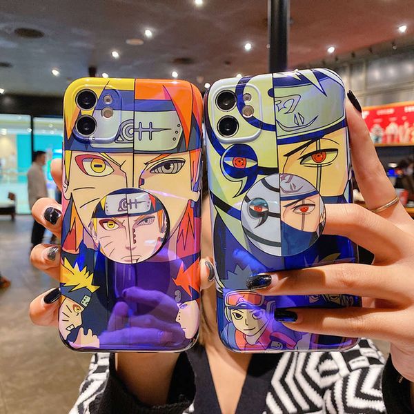 

naruto vip case, bright soft silicone case with folding bracket for vip 12 11 pro x s max 6 7 8 plus xr