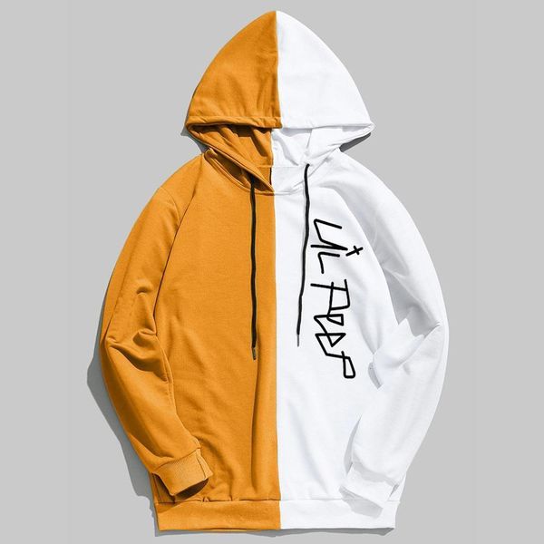 

2021 новый rap lil peep толстовка мужчин женщины смешные улицы harajuku хип-хоп hoody lil peep с длинным рукавом толстовки мужские судадеры, Black