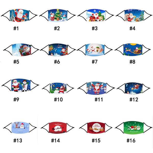 

deer printed xmas face fashion anti dust snowflake christmas mouth cover washable reusable with masks filters dhlbz0q