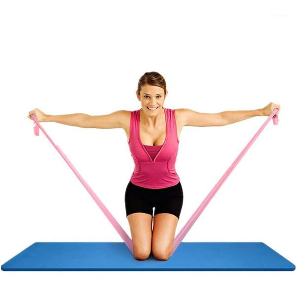 

resistance bands yoga pilates stretch band 1.5m long exercise fitness belt training gum #lr21