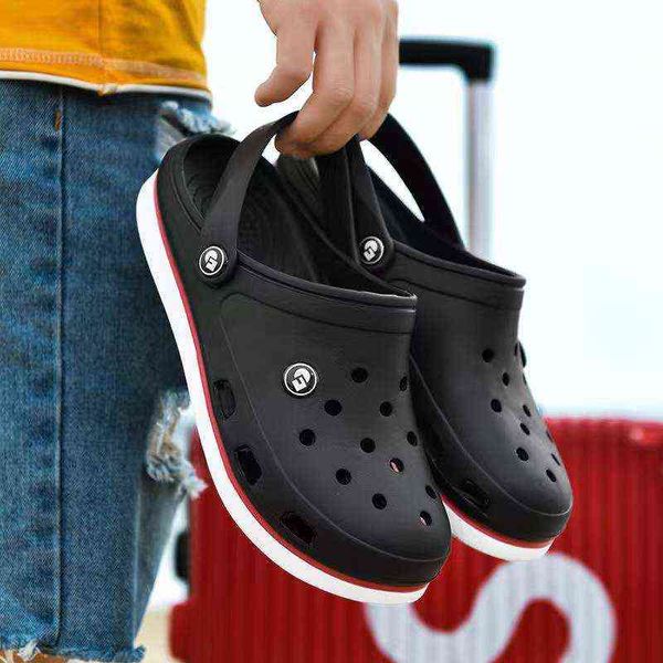 

sandals summer men water shoes slippers wooden ultralight wear resistant soft sole outdoor beach for women 220121 220121, Black