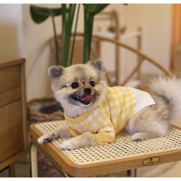 

insnew lattice autumn and winter keep warm cute dog dog sweater pet keep warm insnew lattice bbynlq xmhyard