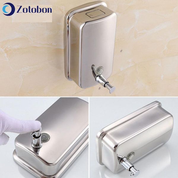 

zotobon bathroom shower gel shampoo dispenser protable wall mounted stainless steel kitchen detergent hand soap dispenser m252