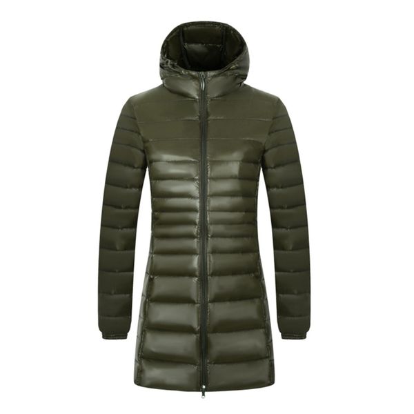 

newbang brand 6xl 7xl 8xl plus size down coat female long winter ultra light down jacket women hooded feather jacket warm coat c1204, Black