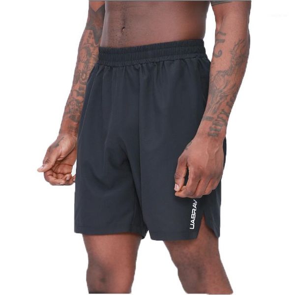 

running shorts 4 colors summer men's polyester spandex breathable quick dry gym fitness jogging sport training athletic shorts1, Black;blue