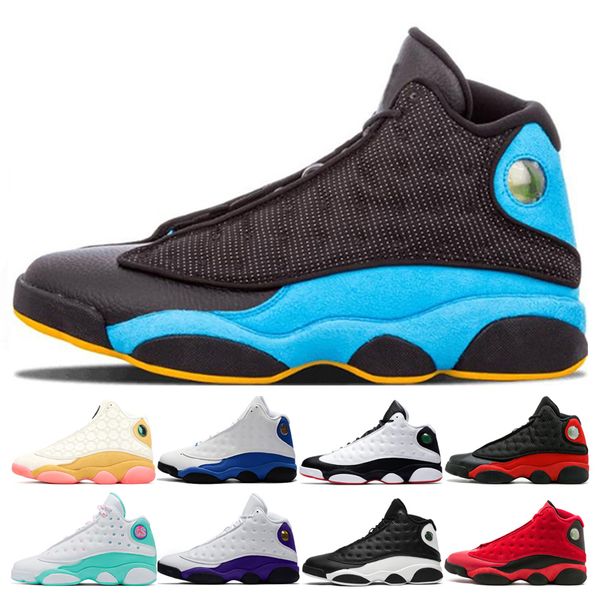 

13 13s ing basketball shoes men women chris paul's days-cp3 white soar green pink luky green playground hyper royal mens snaker shoes