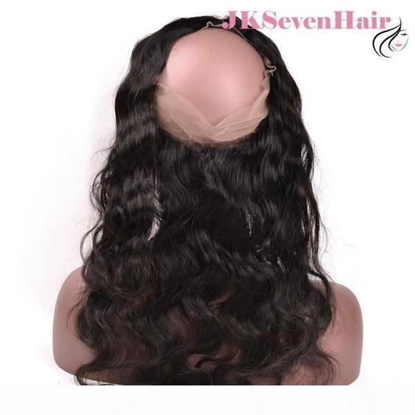 

360 lace frontal wig with 2 bundles body wave brazilian virgin hair extensions indian peruvian malaysian remy hair weaves with frontal wig, Black