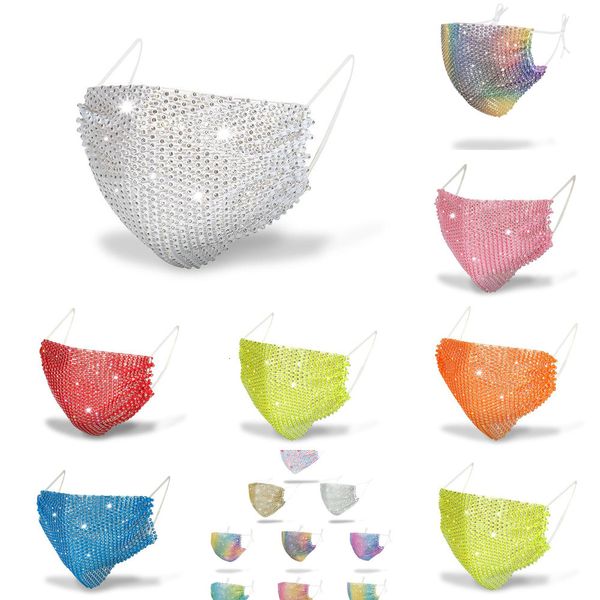 

face reusable bling fashion sequins club protective mask dustproof adjustable mouth masks for womenprotectionl7kd