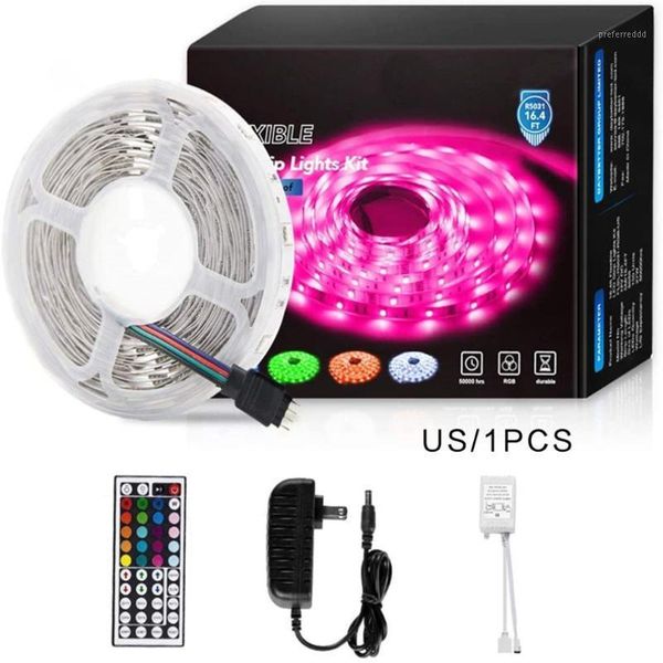

traffic light 5m strip with 150-led belt 12v rgb set waterproof set1