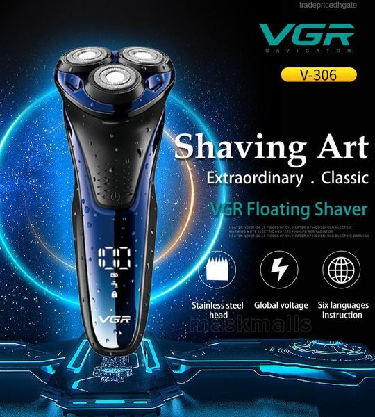 

hair shaver trimmer rechargeable real nose electric vgr clipper professional beard razor haircut cutting machine