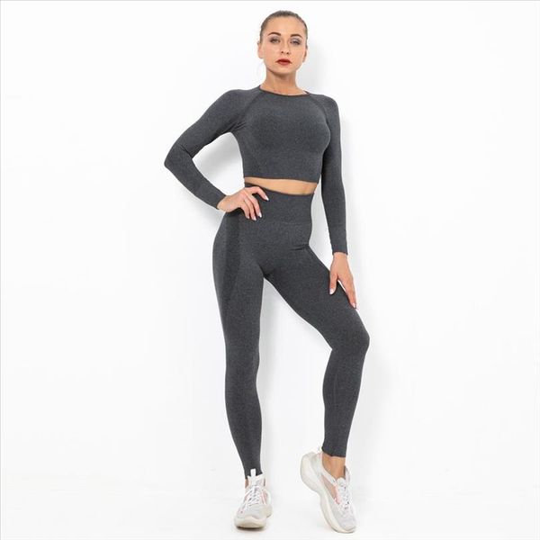 

seamless legging yoga pants sports clothing solid high waist full length workout leggings for fittness yoga leggings, Black