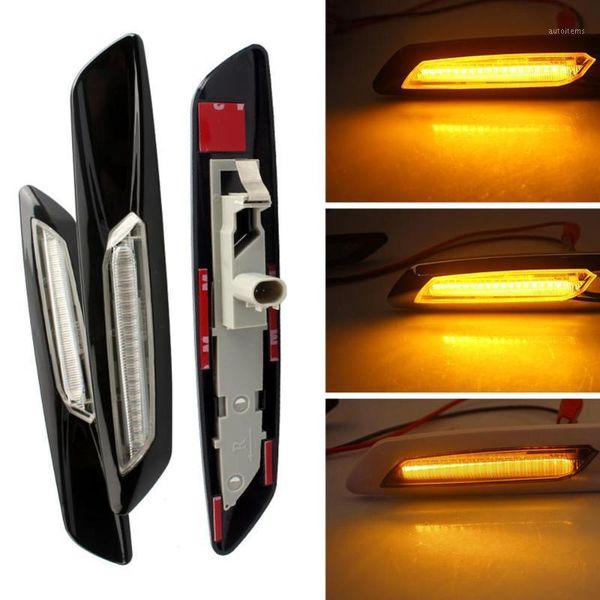 

2pcs/set led colourful fender side marker lights turn signal lamp for 5 series e39 e60 e61 f10 f121