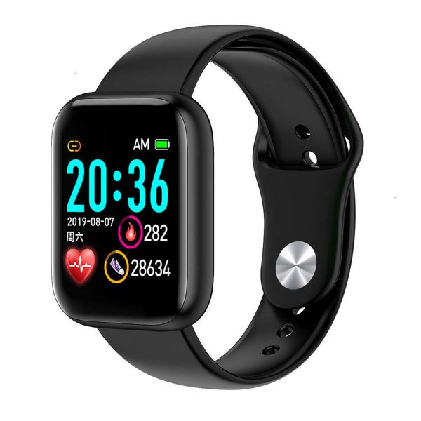 

i5 touch square screen smart 2020 new heart rate and blood prsure bracelet 1.