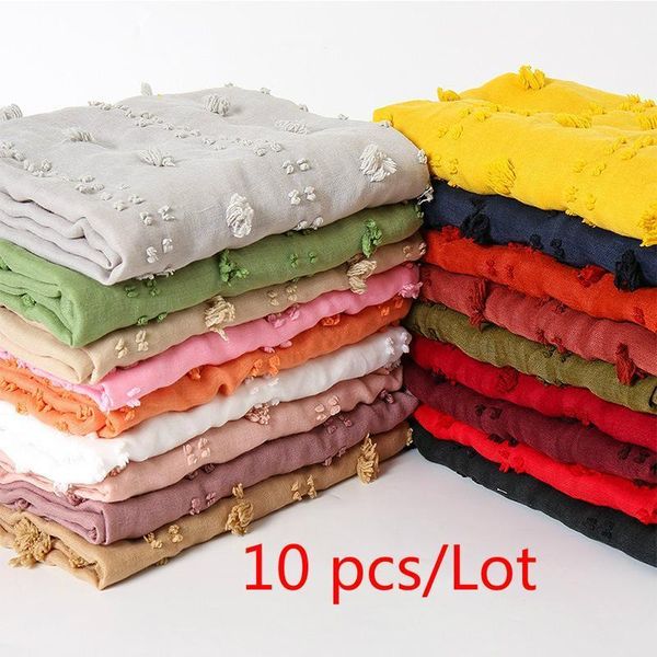 

cotton solid color ball winter hijab scarf women shawl casual all-match foulard femme wholesale 10pcs/lot1, Blue;gray