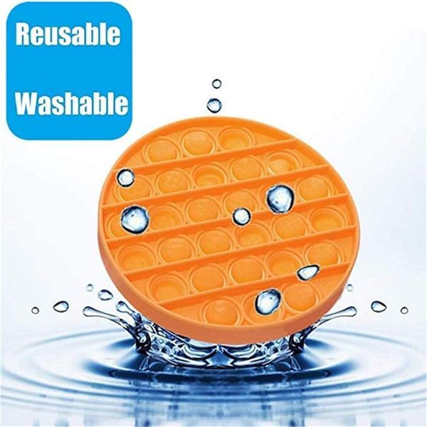 

dhl 2021 colorful decompression toys sensory push pop bubble sensory toy autism anxiety stress reliever for students office workers