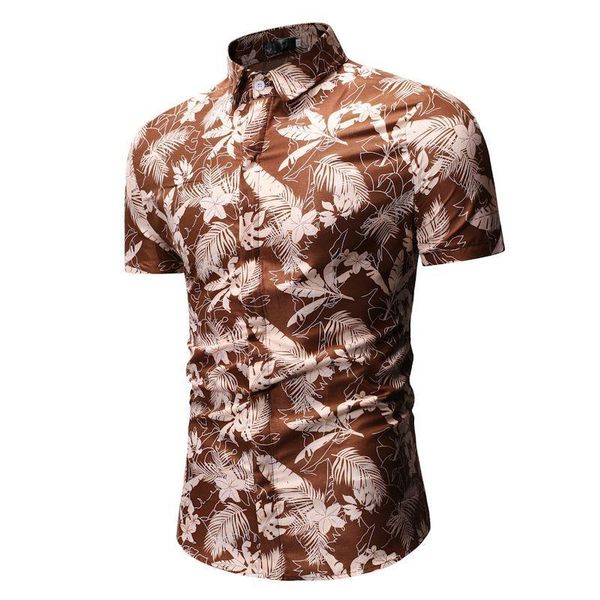 

men's casual shirts hawaiian shirt mens clothing slim fit model evening dress blouse men black red khaki camisa social, White;black