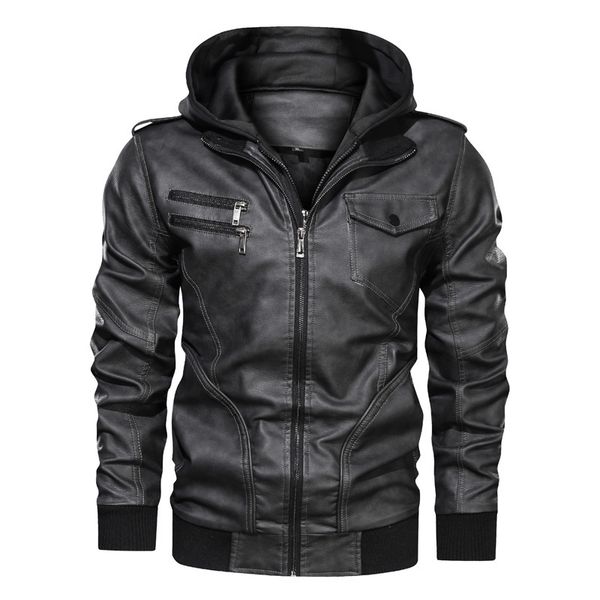 

39 classic biker bike 2020 motorcycle brand plutonium suede leather jacket men's winter jackets oversize, Black;brown