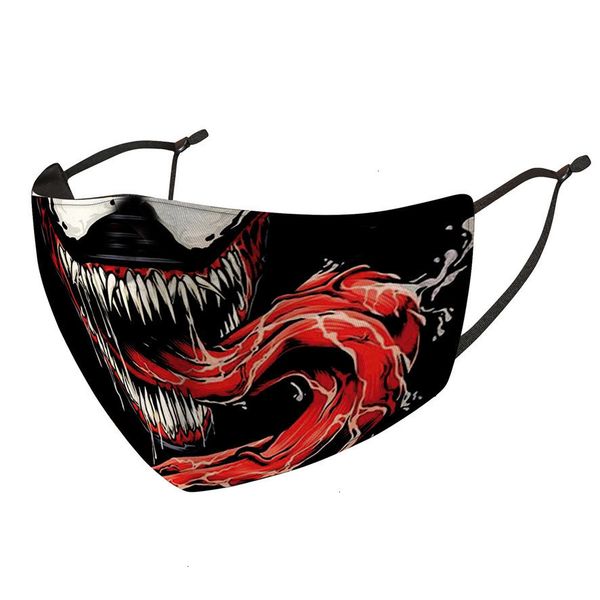 

printed clown mask designer fashion face masks facemask dustproof windproof and haze replaceable pm2.5 filter