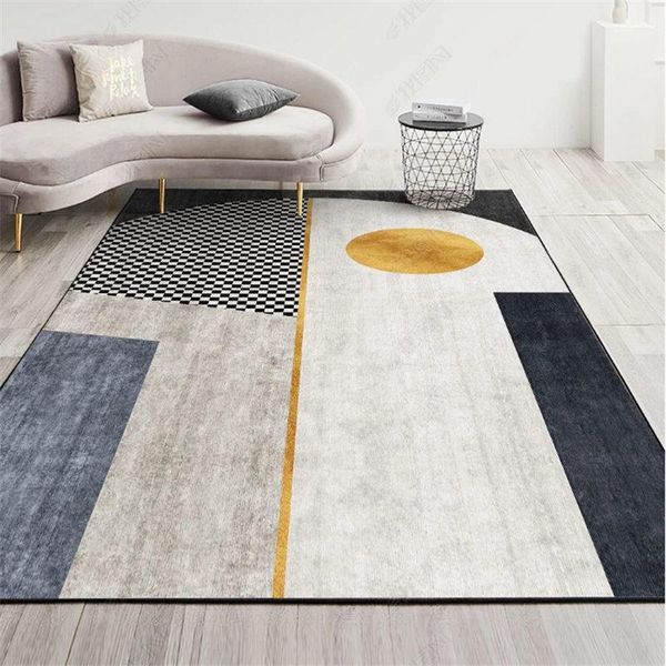 

carpets modern simple gray/orange carpet for living room/bedroom non-slip stain fade resistant rug washable easy to clean area large1