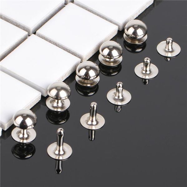 

односторонняя крышка заклепок металлической круглой грибной формы кожаный ремесленник ремонт шпильки панк spike decor 10x6 10x7 10x8 10x10 5