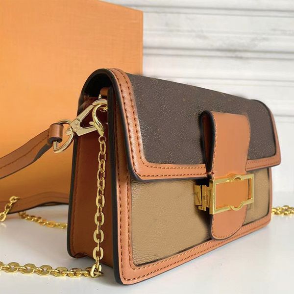 

crossbody bag fashion bags womens handbags chain bag magnetic lock two-color stitching two shoulder straps handbag shoulder bag fashion bags
