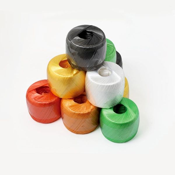 

strapping hardiron plastic 500g new material color packing nylon rope tear film with grass ball tie
