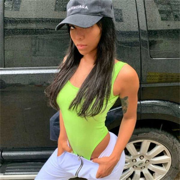 

women's backless bodysuit leotard jumpsuit playsuit summer fashion women girls sleeveless bodysuits, Black;white