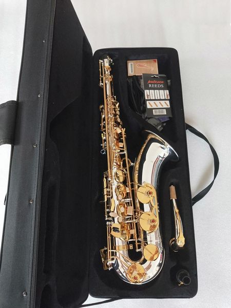 Sassofono tenore T-W037 strumento musicale Si bemolle performance professionale con accessori