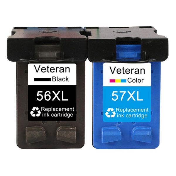 

ink cartridges veteran refill cartridge for 56 57 xl c6656a c6657a deskjet f4180 5150 450 450cbi 450wbt f4140 5550 5552 7150 printer