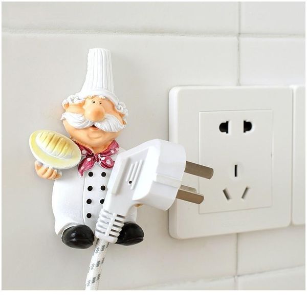 

sticky hook kitchen hanger plug bracket organizer socket power cord storage rack shelf holder wall mounted adhesive fo jllynh