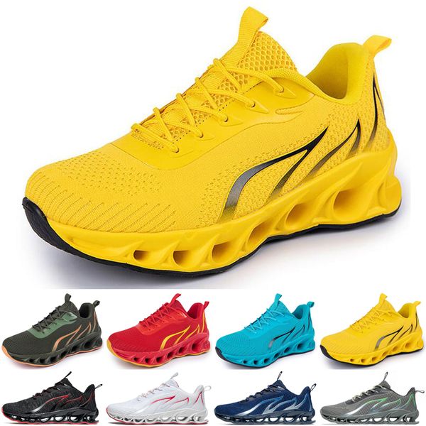 

men running shoes athletic black white outdoor breathable mens trainers sports sneakers runners size 40-45 color14, White;red