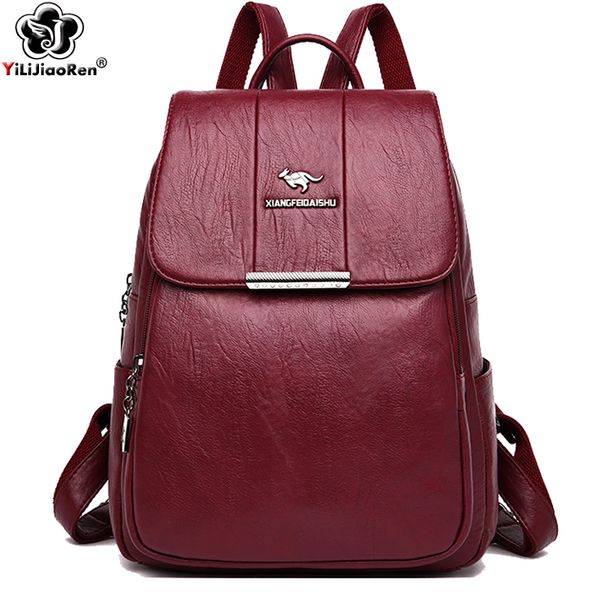 

hbp famous brand women backpack leather backpacks female casual travel bagpack shoulder