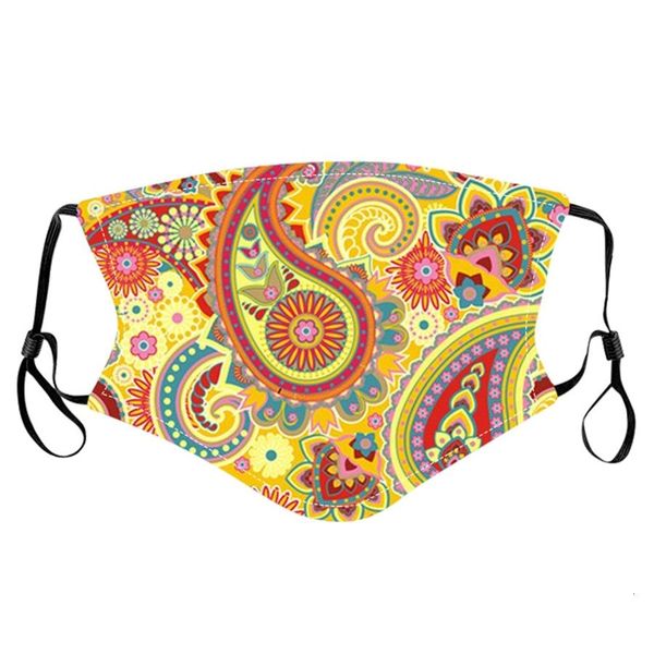 

earloop masks#542 fashion clh mouth floral 4-layer printed washable prective dustproof face designer masks fxeiv
