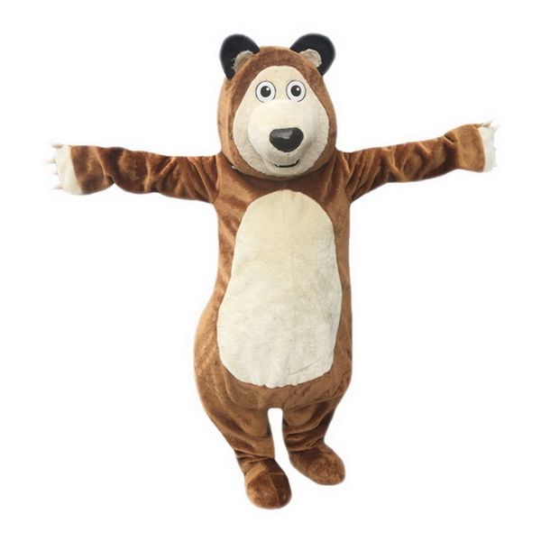 

martha bear mascot costumes cartoon character sz 100% real picture223, Red;yellow
