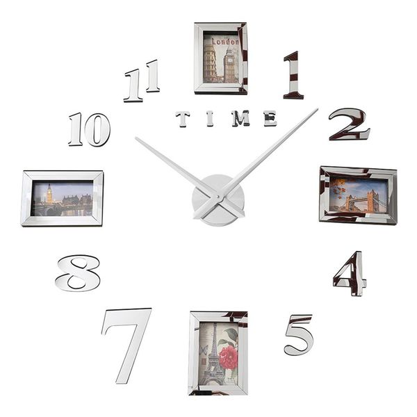 

photo frame saat часы настенные орлож часы de паред duvar saati relogio de parede клок современный дизайн часы 3d большой luminous wmtmra
