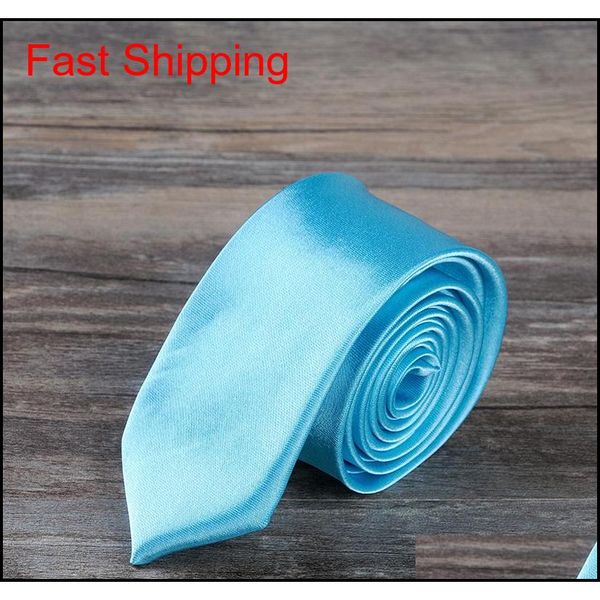 

narrow version necktie men's tie custom-made 50 colors 145*5cm necktie leisure arrow necktie skinny solid co qylziu beauty888, Blue;purple