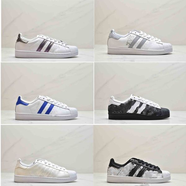 

fast delivery lovers stan smith superstar hook loop men women boys and girls warm super star designer shoes trainers sne, Black