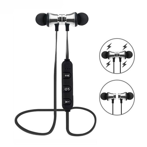 

magnetic wireless bluetooth earphone xt11 music headset phone neckband sport earbuds earphone with mic for iphone samsung xiaomi