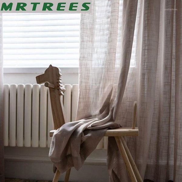 

curtain & drapes modern solid color tulle sheer linen curtains for living room bedroom kitchen voile window treatments1