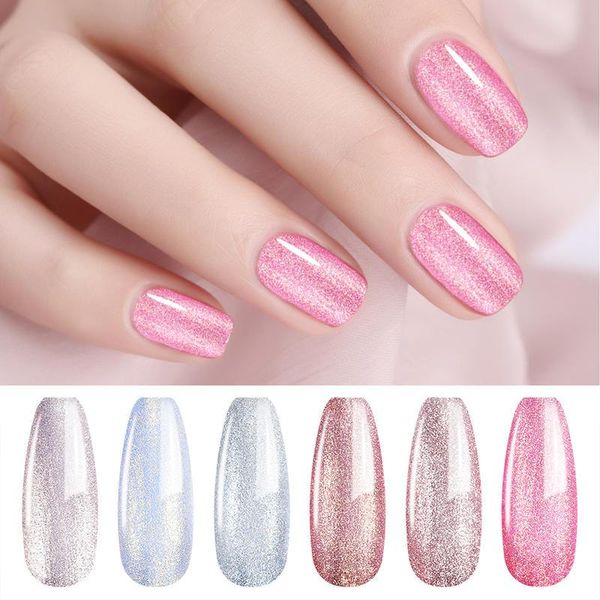

nail gel elite99 6 pieces/lot polish set light color for manicure hybrid varnish art paint gellak semi permanent, Red;pink