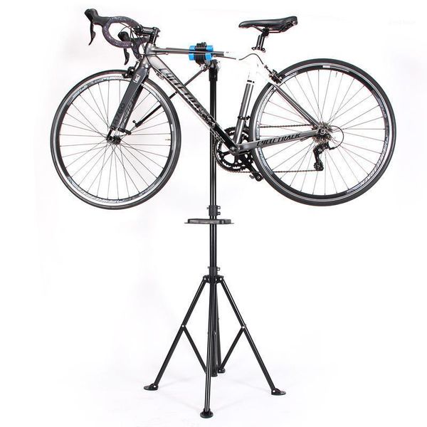 

adjustable bicycle repair stand foldable vertical professional bike rack bicycle repair tools quick release rack1