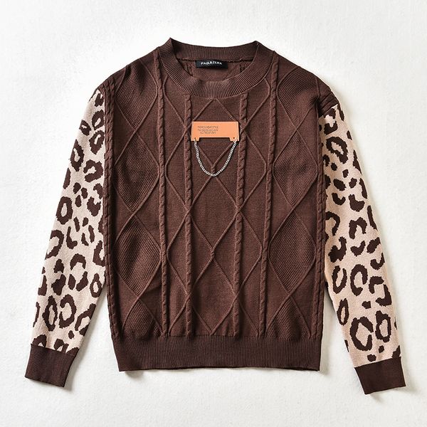 

2021 new womens knit long sleeve vest sweaters girls fashion print sweater coats raxd, White;black