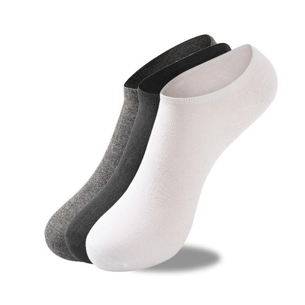 

5 пары дополнительные большие размер носки чулочники мужчины высокое качество черный белый повседневная хлопок короткие короткие короткие ло, Black