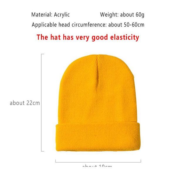 

new knitted hats for women skullcap men beanie hat winter retro brimless baggy melon cap cuff docker fisherman bean jllvlq, Black;white